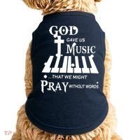 God Gave Us Music That We Might Pray Without Words Doggie Tank thumb 0