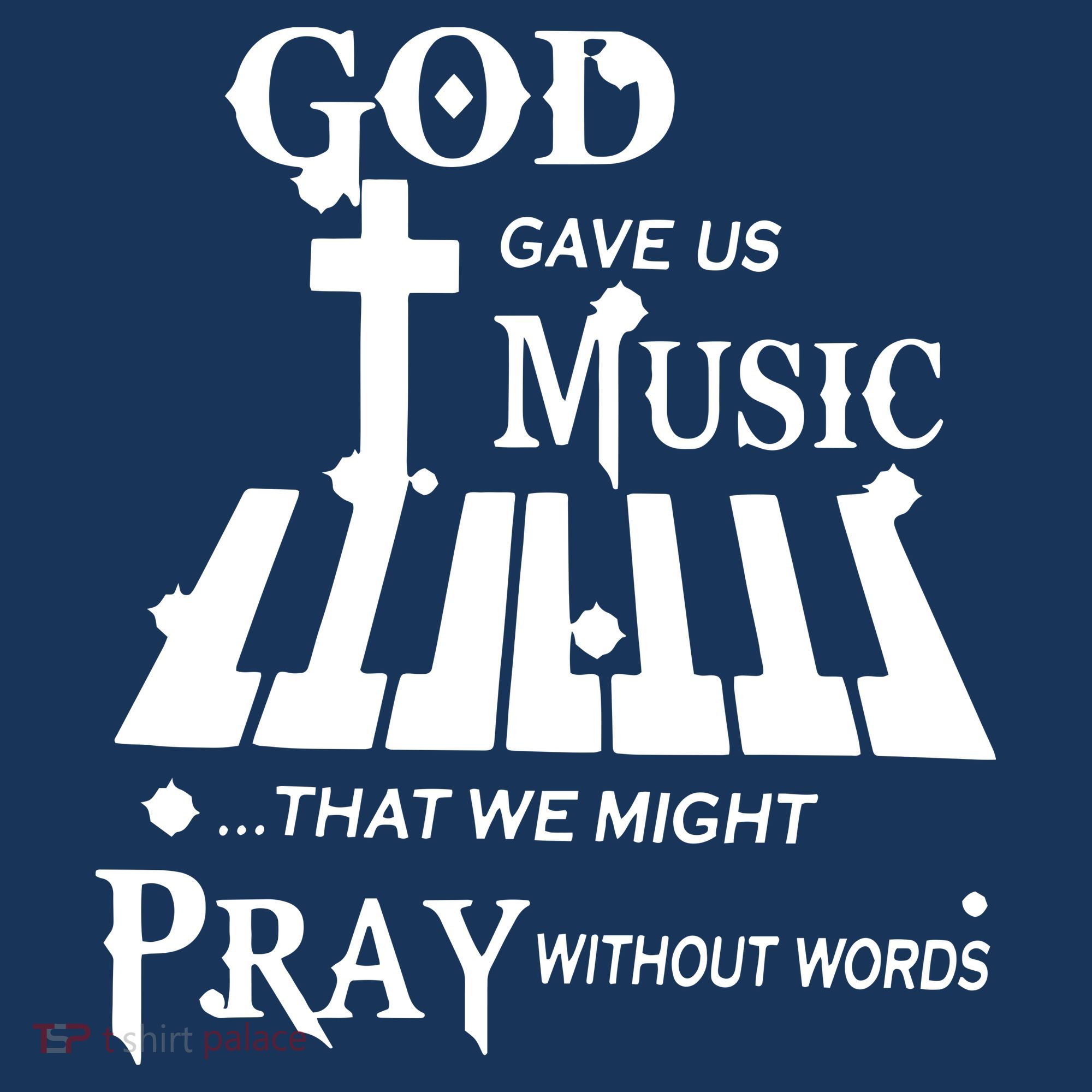 God Gave Us Music That We Might Pray Without Words Women's Hoodie