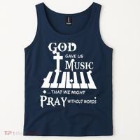 God Gave Us Music That We Might Pray Without Words Tank Top thumb 2