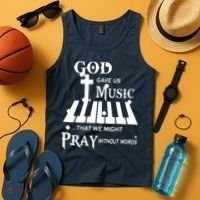God Gave Us Music That We Might Pray Without Words Tank Top thumb 4
