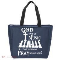 God Gave Us Music That We Might Pray Without Words Tote Bag thumb 0