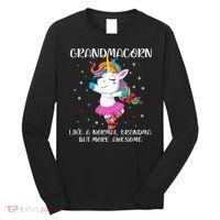 Grandmacorn Grandma Unicorn Long Sleeve Shirt thumb 0