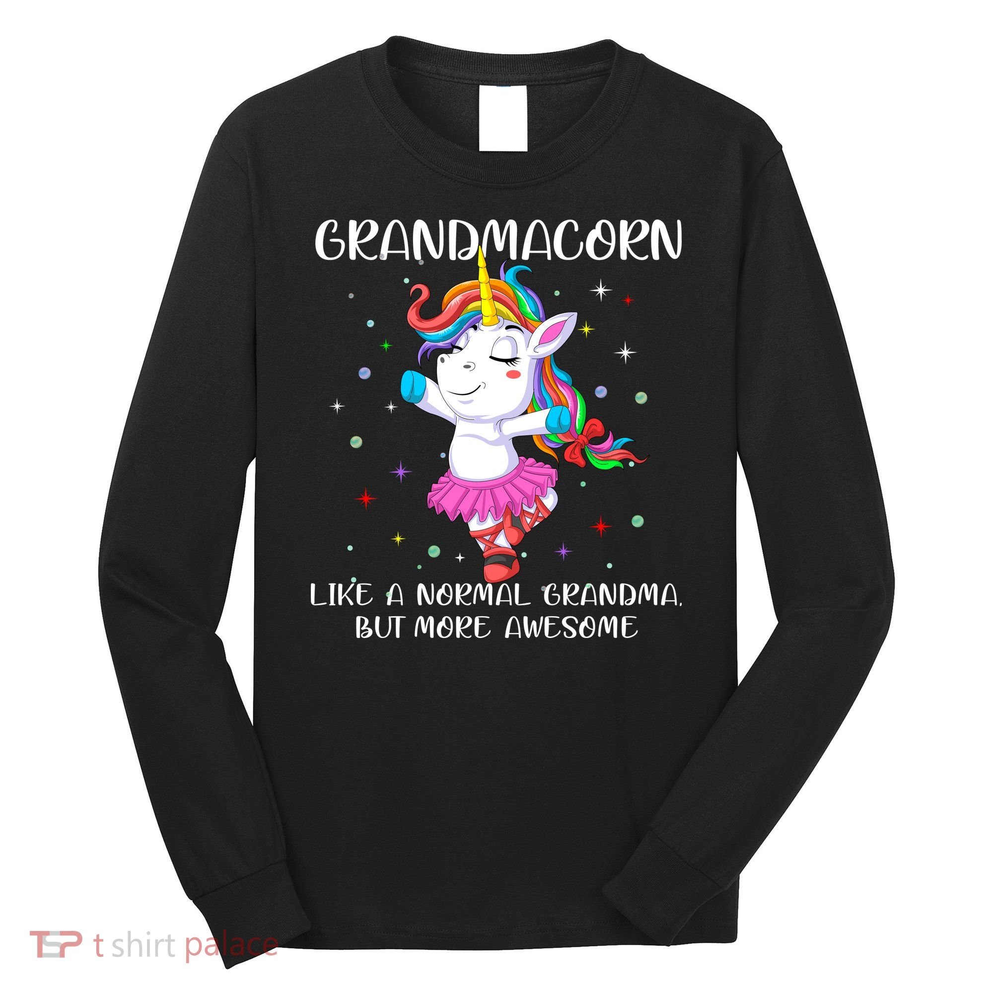 Grandmacorn Grandma Unicorn Long Sleeve Shirt