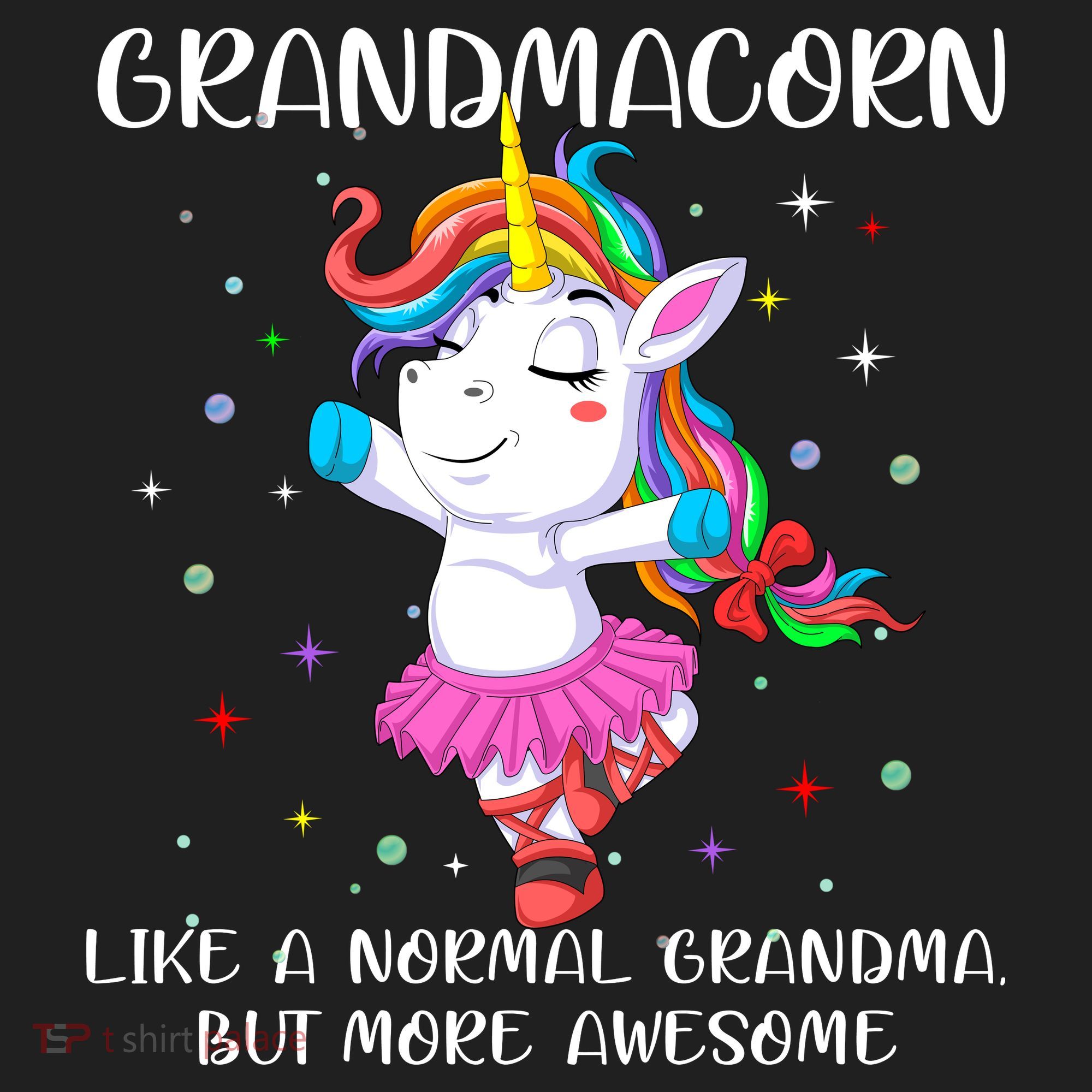 Grandmacorn Grandma Unicorn Beanie
