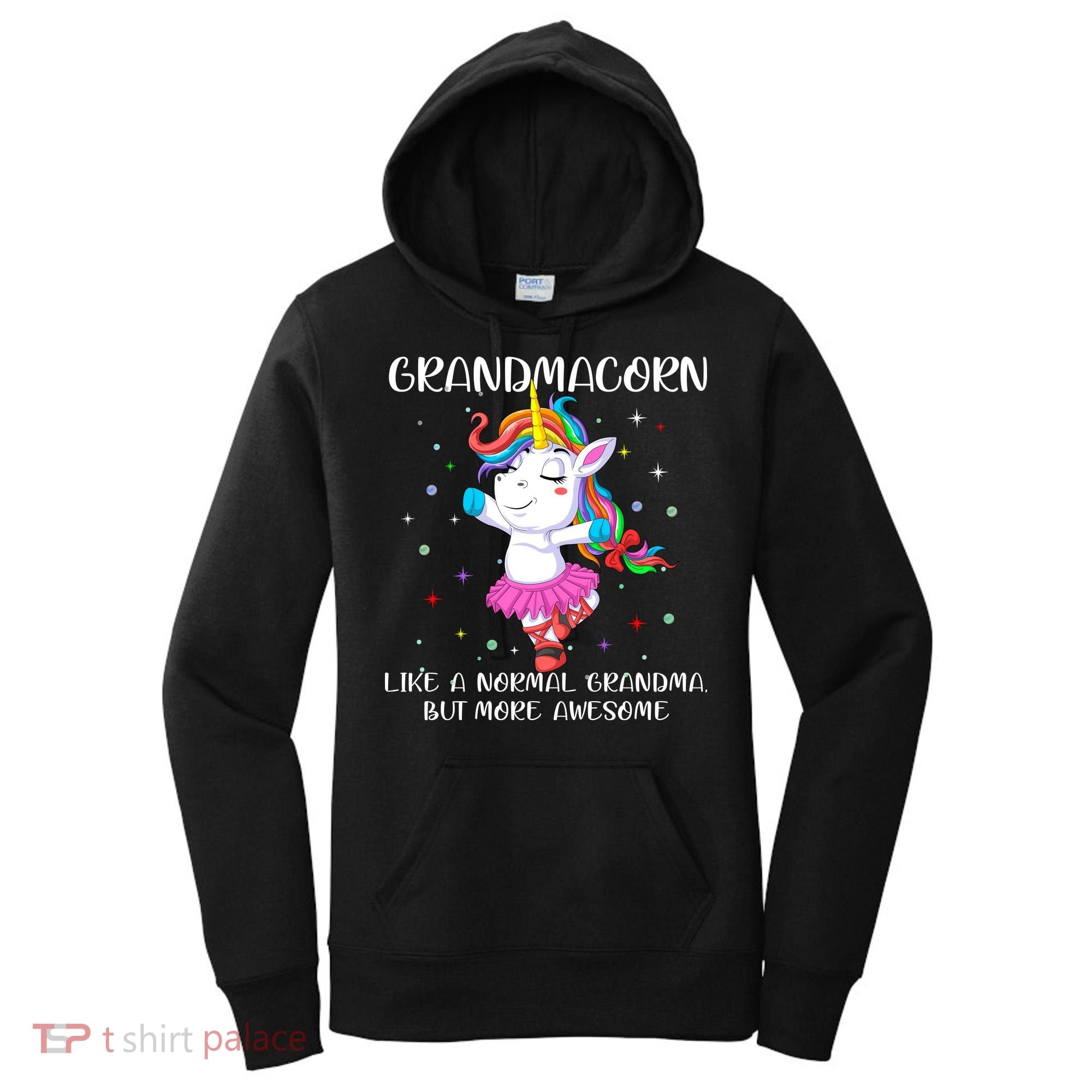 Grandmacorn Grandma Unicorn Women's Hoodie