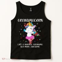 Grandmacorn Grandma Unicorn Tank Top thumb 2