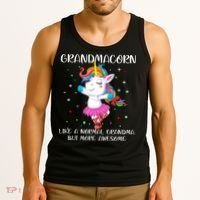 Grandmacorn Grandma Unicorn Tank Top thumb 3