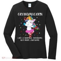Grandmacorn Grandma Unicorn Women's Long Sleeve Shirt thumb 0