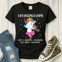 Grandmacorn Grandma Unicorn Women's T-Shirt thumb 3
