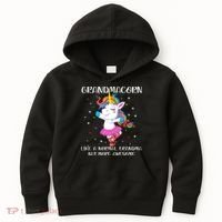 Grandmacorn Grandma Unicorn Kids Hoodie thumb 0