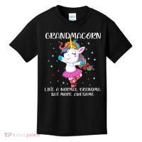 Grandmacorn Grandma Unicorn Kids T-Shirt thumb 0