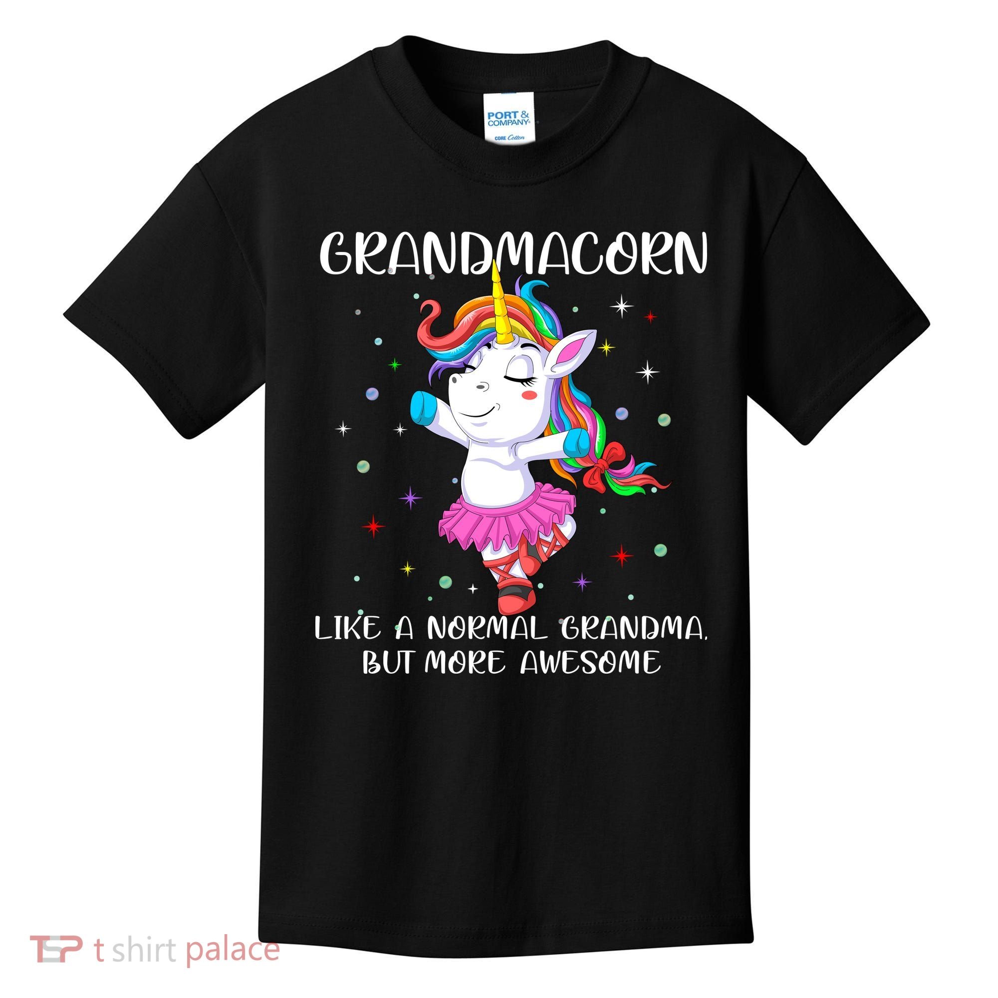 Grandmacorn Grandma Unicorn Kids T-Shirt