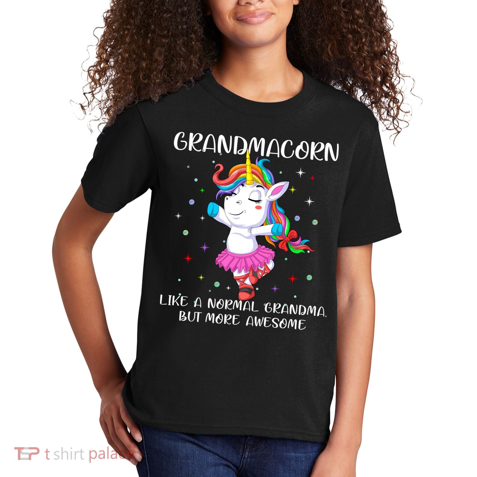 Grandmacorn Grandma Unicorn Kids T-Shirt