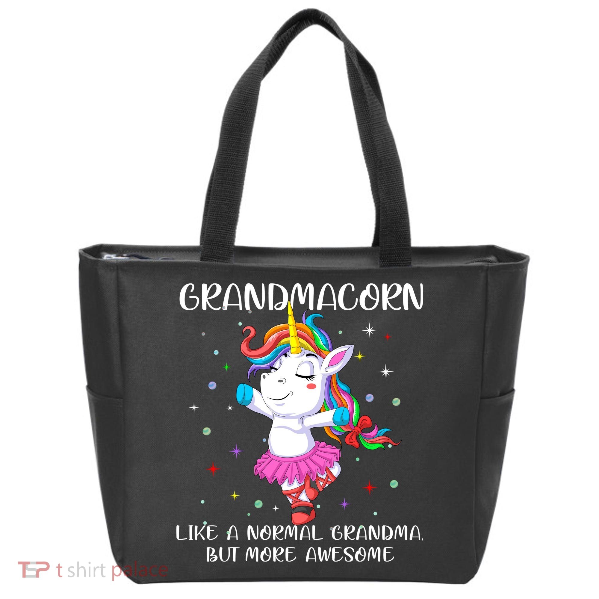 Grandmacorn Grandma Unicorn Tote Bag