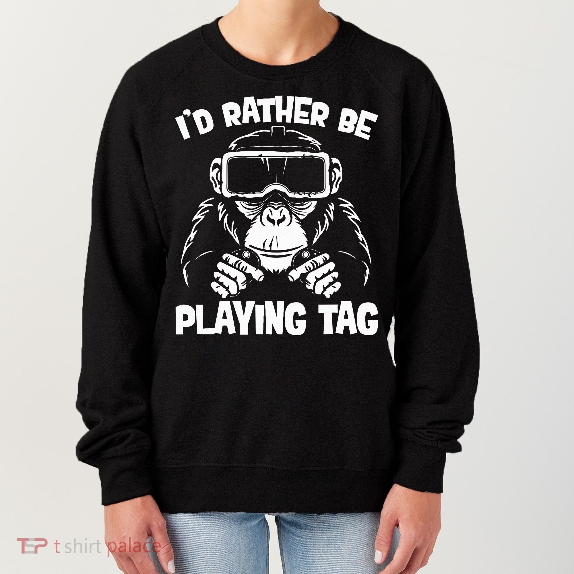 Gorilla Gaming Vr Gamer Women's Sweatshirt
