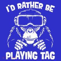 Gorilla Gaming Vr Gamer Long Sleeve Shirt thumb 2