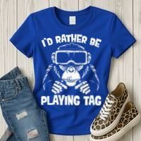 Gorilla Gaming Vr Gamer Women's T-Shirt thumb 3
