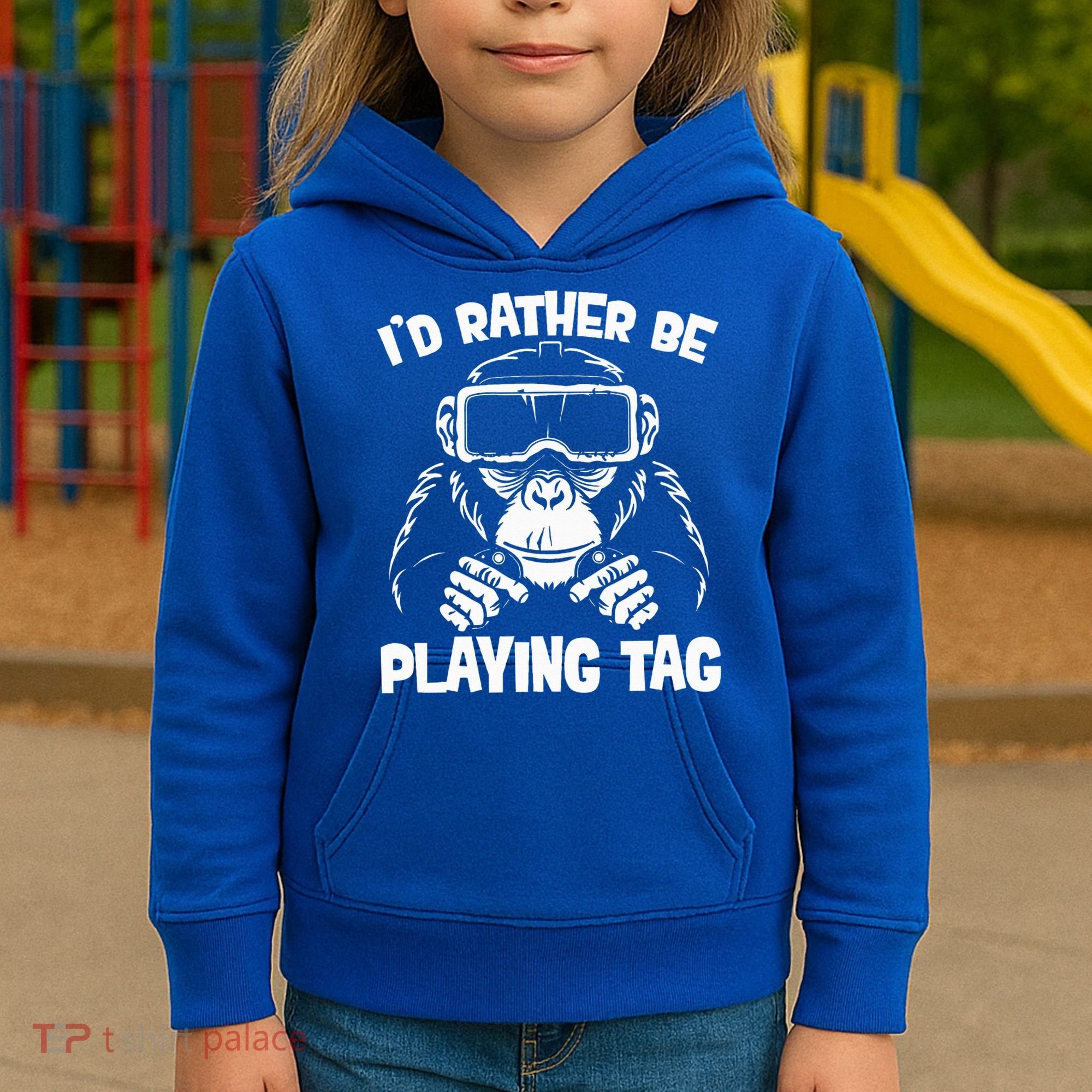 Gorilla Gaming Vr Gamer Kids Hoodie