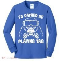 Gorilla Gaming Vr Gamer Kids Long Sleeve Shirt thumb 0