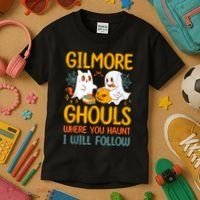 Gilmore Ghouls Where You Haunt I Will Follow Kids T-Shirt thumb 3
