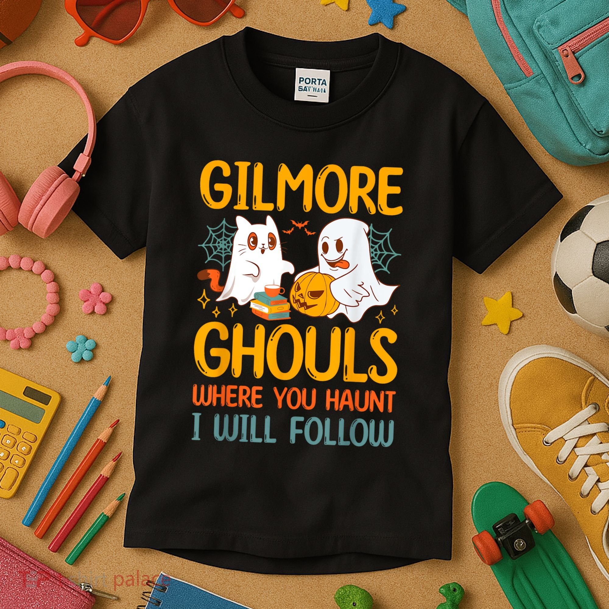Gilmore Ghouls Where You Haunt I Will Follow Kids T-Shirt