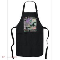 Goes Good With Green Funny Halloween Witch Apron thumb 0
