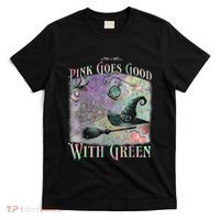 Goes Good With Green Funny Halloween Witch T-Shirt thumb 0