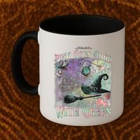 Goes Good With Green Funny Halloween Witch Coffee Mug thumb 2
