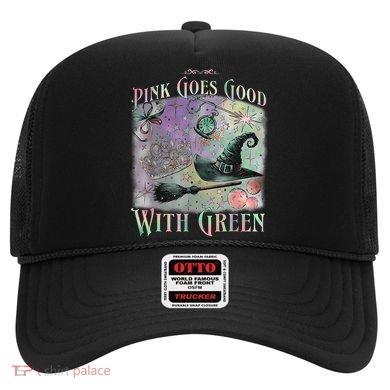 Goes Good With Green Funny Halloween Witch Hat