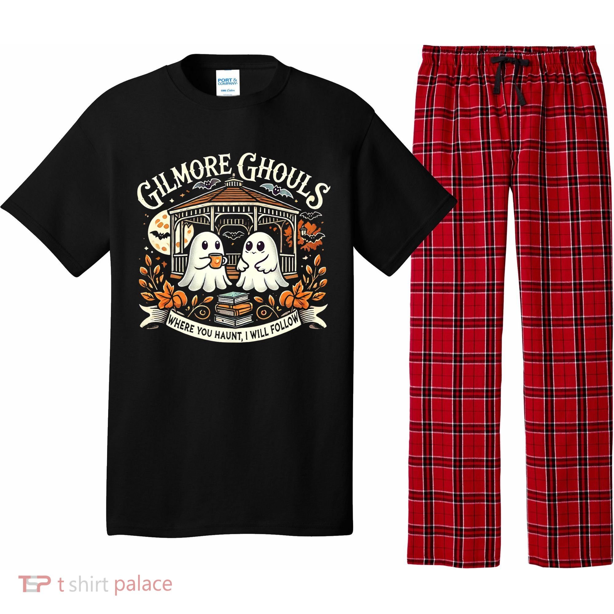 Gilmore Ghouls Where You Haunt I Will Follow Apparel Pajama Set