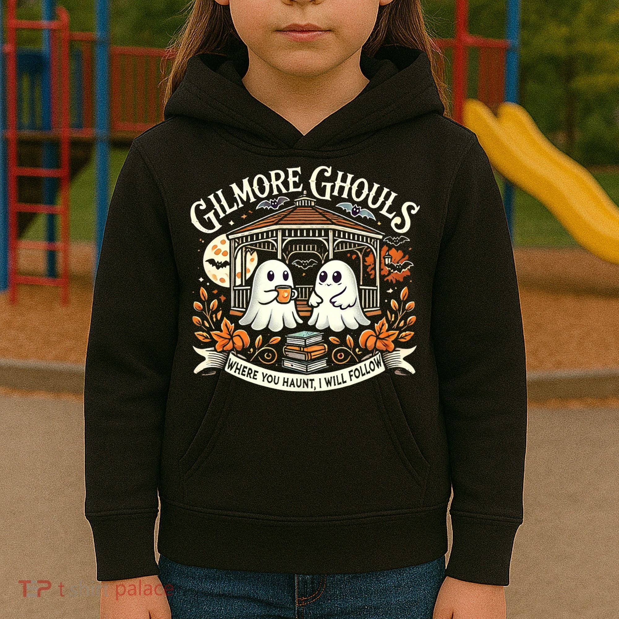 Gilmore Ghouls Where You Haunt I Will Follow Apparel Kids Hoodie