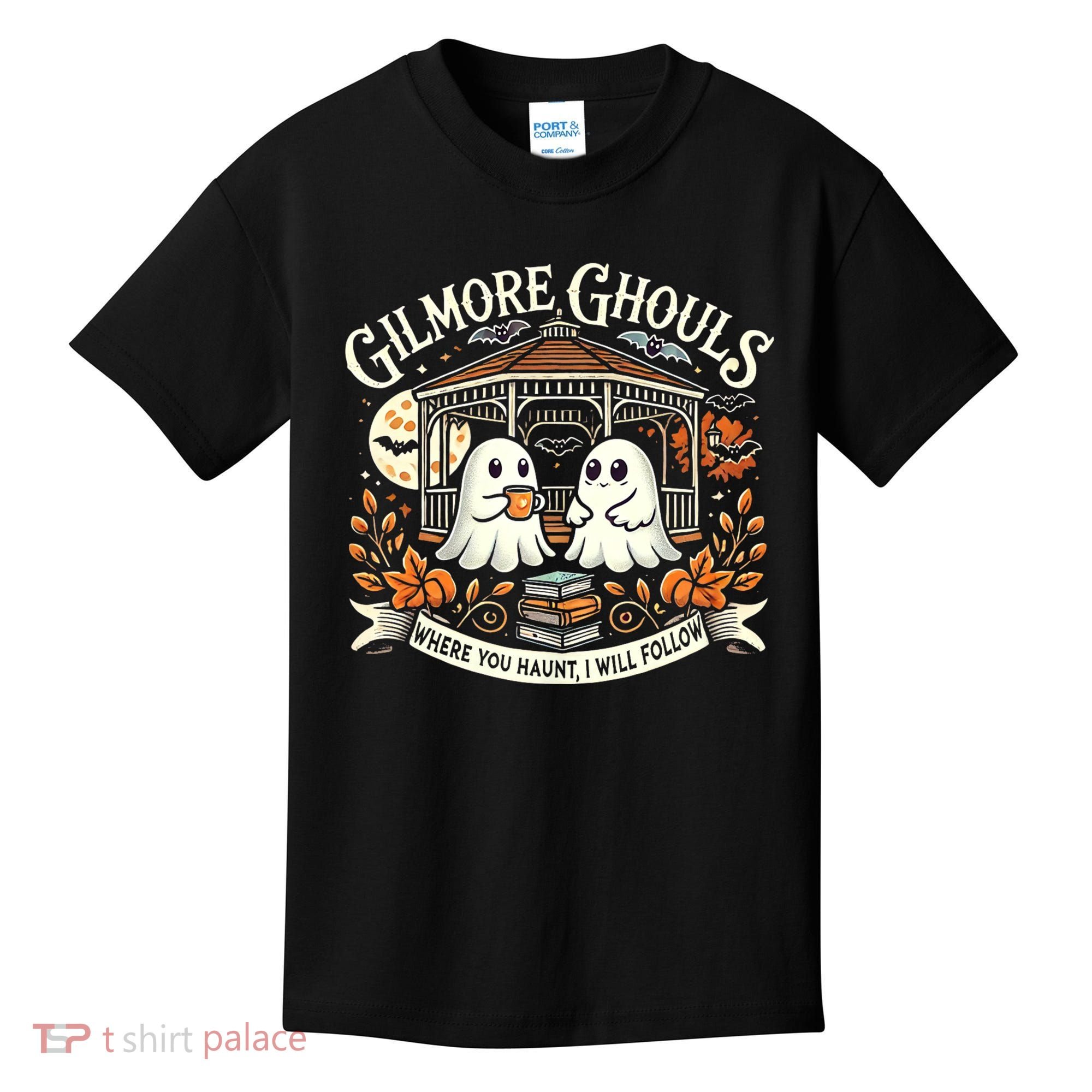 Gilmore Ghouls Where You Haunt I Will Follow Apparel Kids T-Shirt