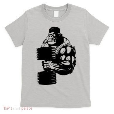 Gorilla Gym Weight Lifting Workout Training T-Shirt