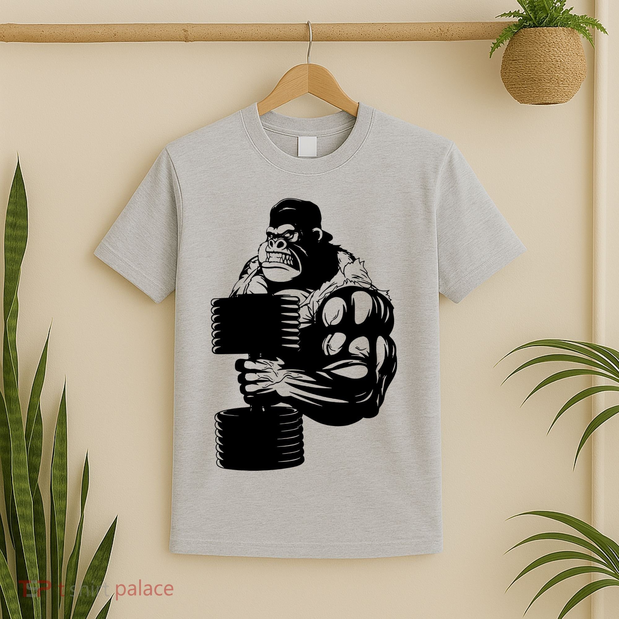 Gorilla Gym Weight Lifting Workout Training T-Shirt