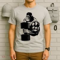 Gorilla Gym Weight Lifting Workout Training T-Shirt thumb 6