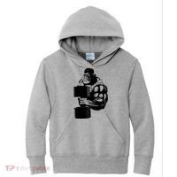 Gorilla Gym Weight Lifting Workout Training Kids Hoodie thumb 0