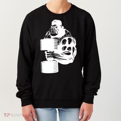 Gorilla Gym Weight Lifting Workout Training Women's Sweatshirt