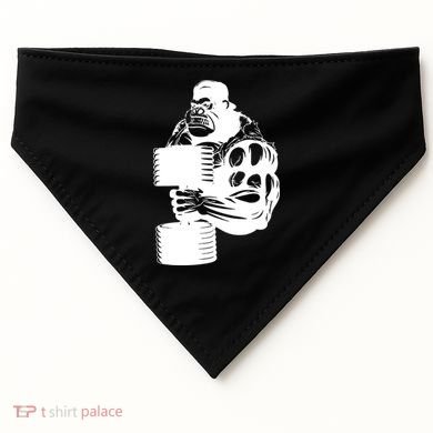 Gorilla Gym Weight Lifting Workout Training USA-Made Doggie Bandana