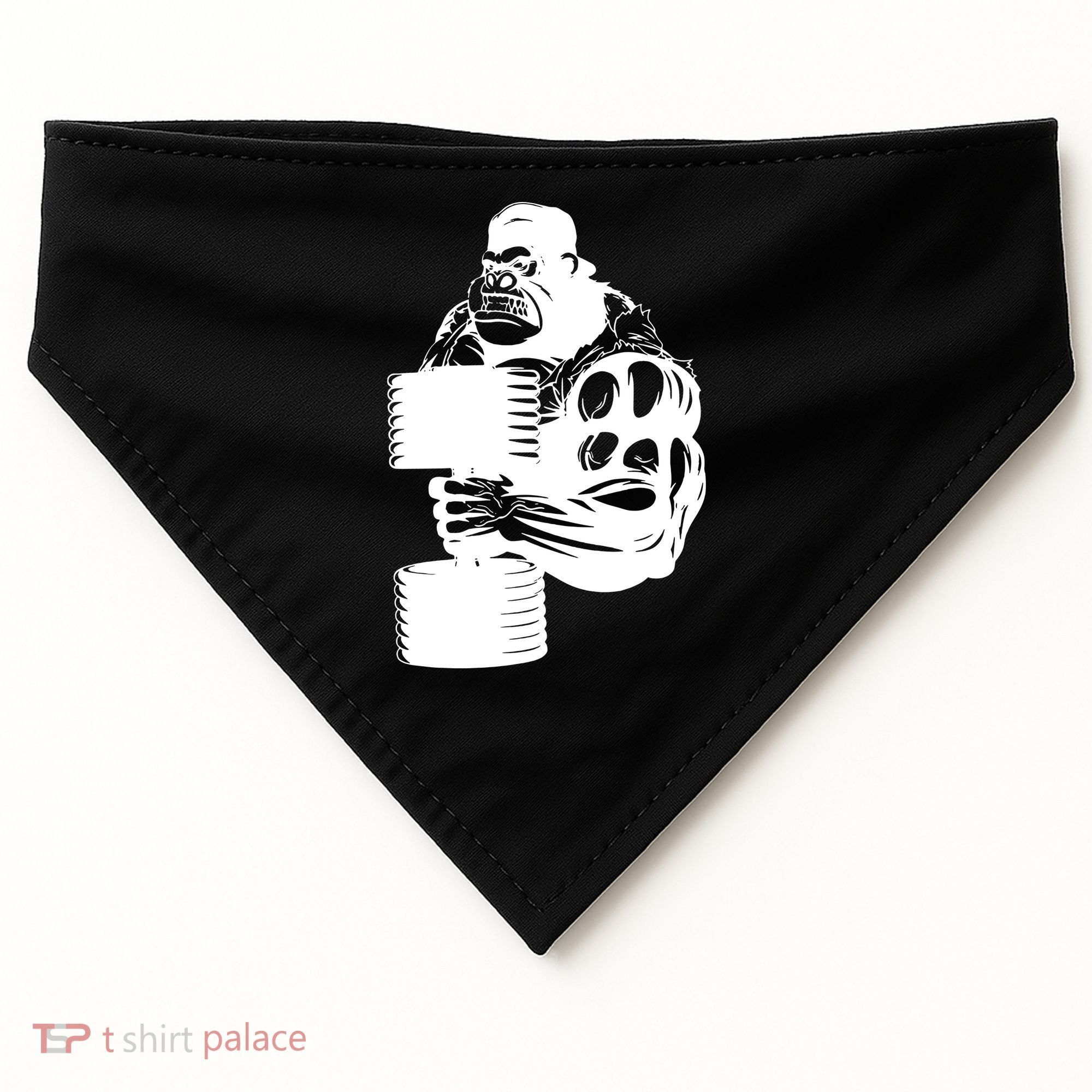 Gorilla Gym Weight Lifting Workout Training USA-Made Doggie Bandana