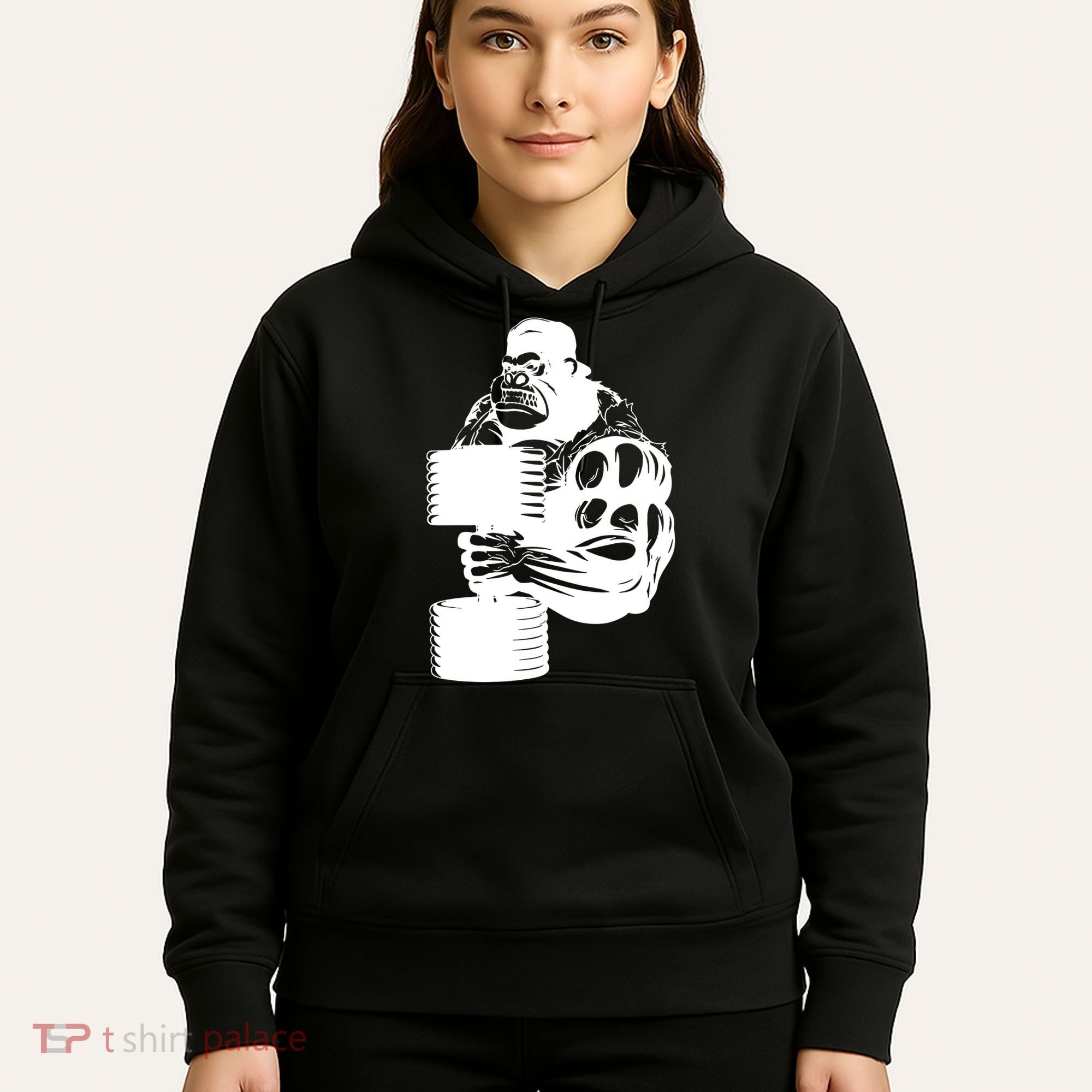 Gorilla Gym Weight Lifting Workout Training Hoodie