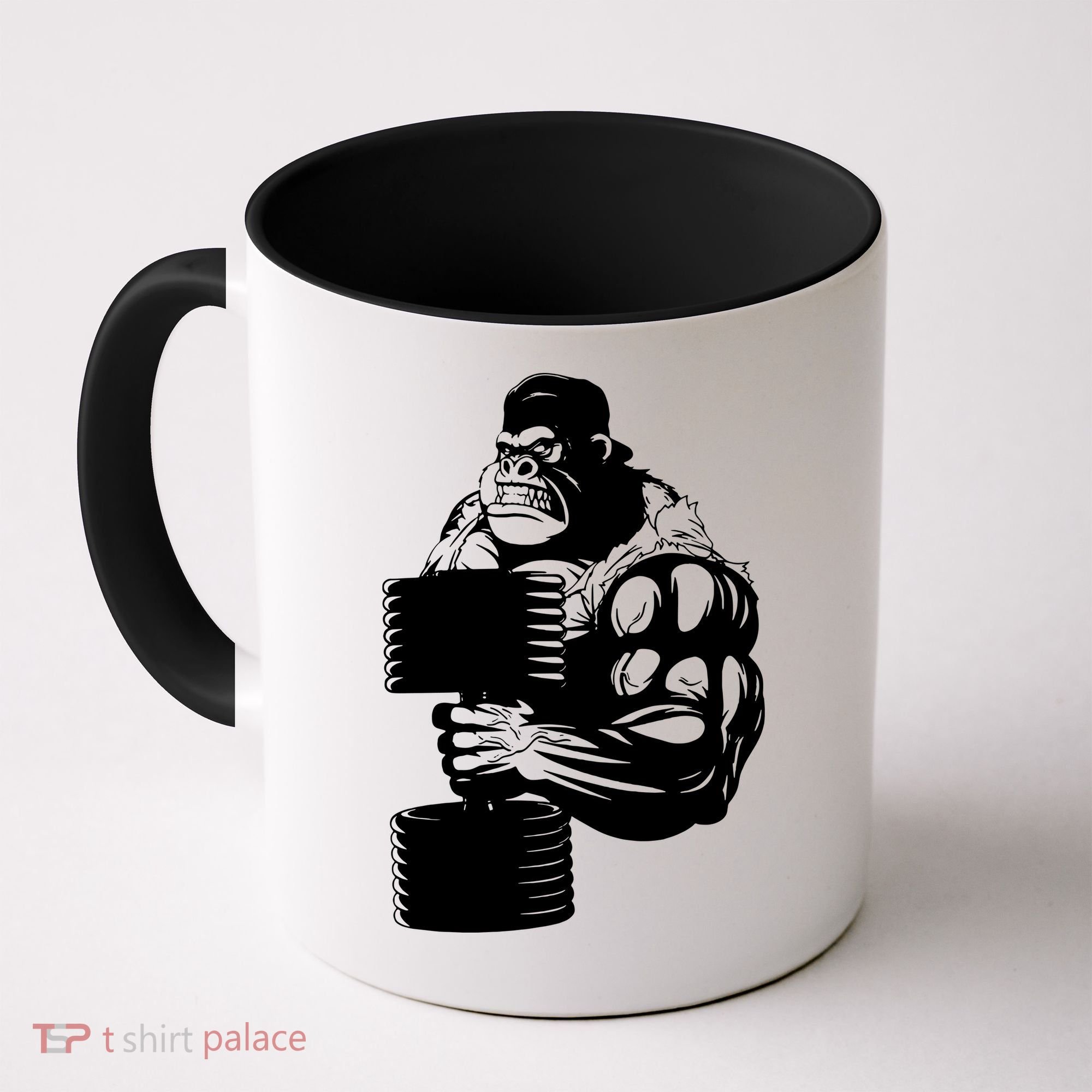 Gorilla Gym Weight Lifting Workout Training Coffee Mug