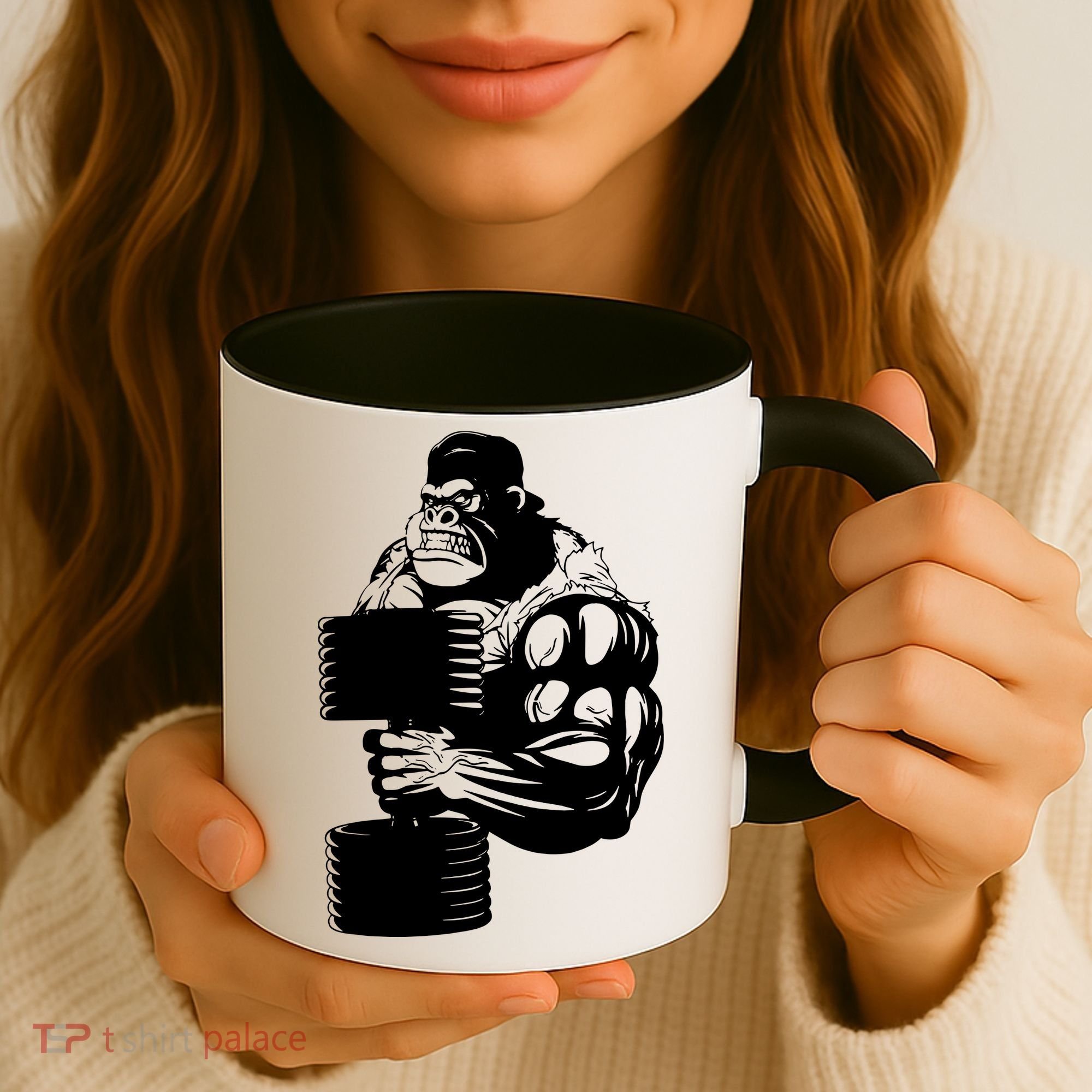 Gorilla Gym Weight Lifting Workout Training Coffee Mug