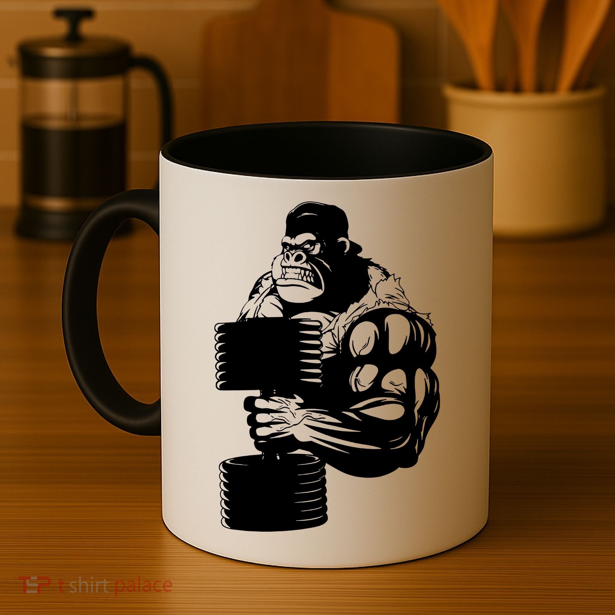 Gorilla Gym Weight Lifting Workout Training Coffee Mug