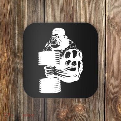 Gorilla Gym Weight Lifting Workout Training Coaster