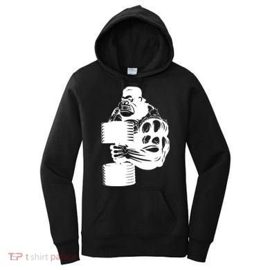 Gorilla Gym Weight Lifting Workout Training Women's Hoodie