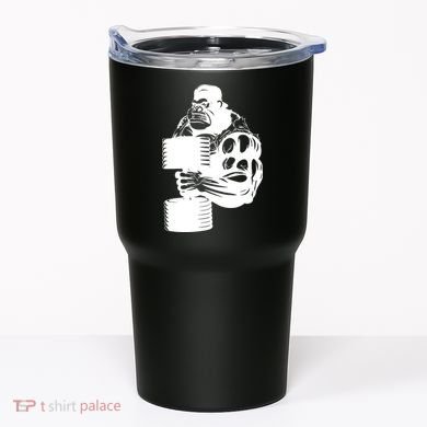 Gorilla Gym Weight Lifting Workout Training Tumbler