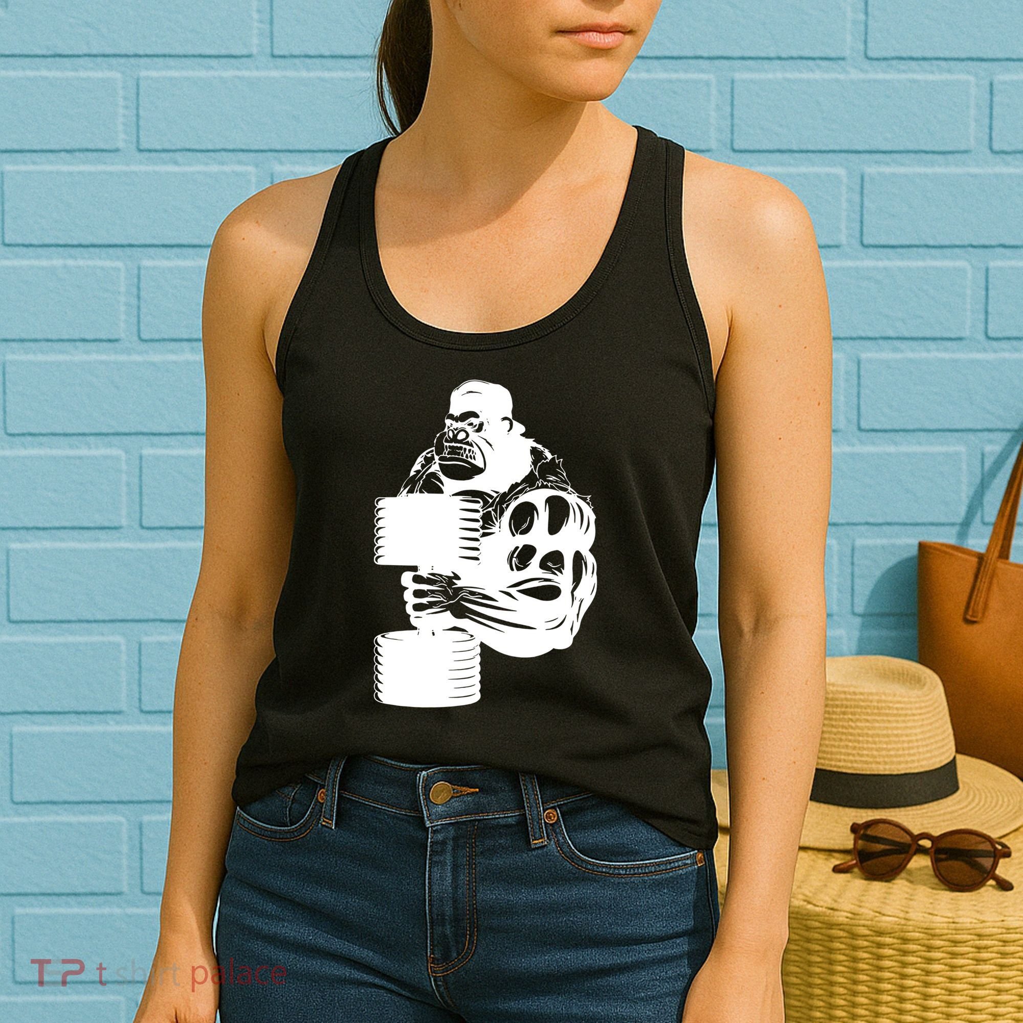 Gorilla Gym Weight Lifting Workout Training Women's Tank Top