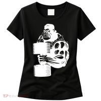Gorilla Gym Weight Lifting Workout Training Women's T-Shirt thumb 0