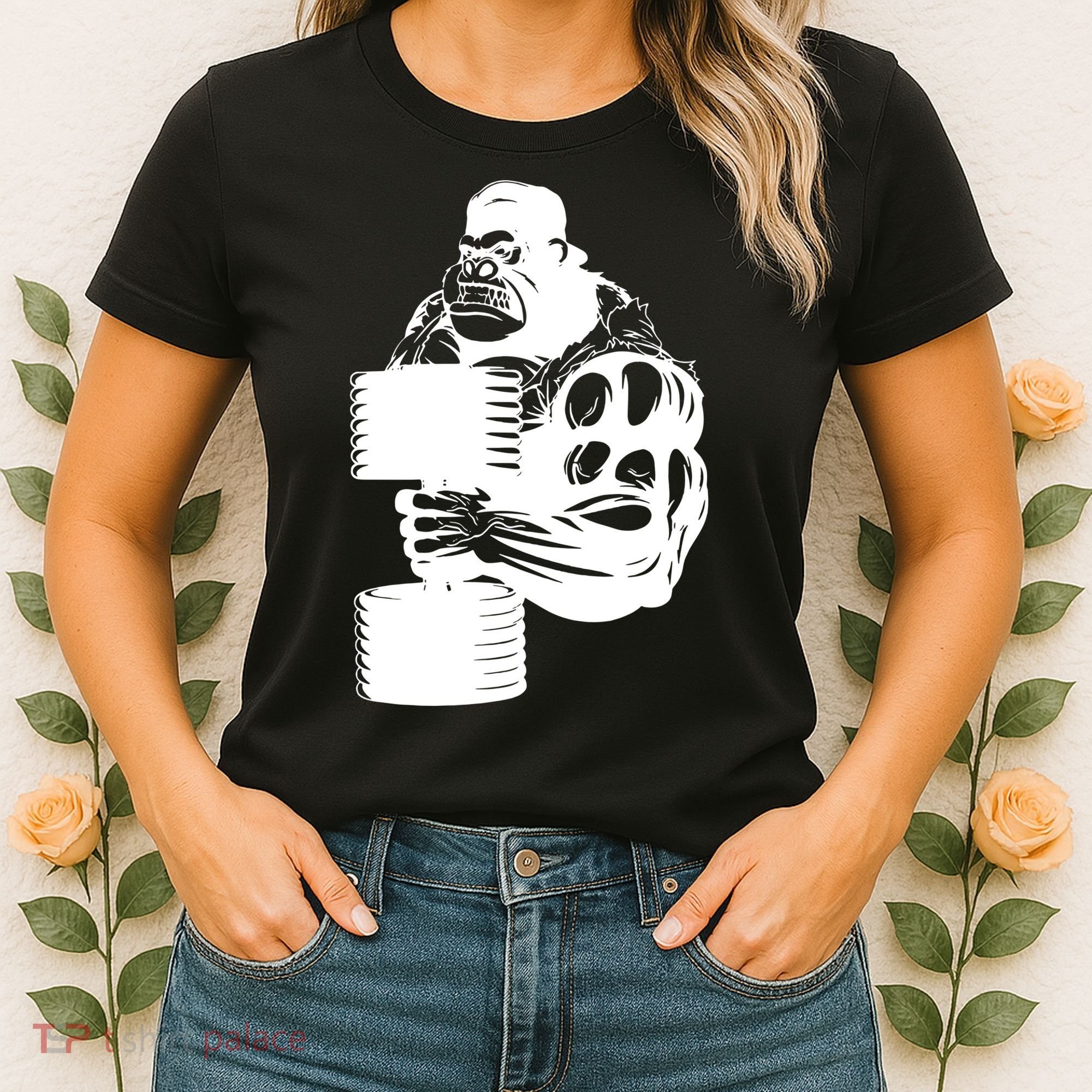 Gorilla Gym Weight Lifting Workout Training Women's T-Shirt