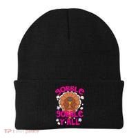 Gobble Gobble Yall Cute Turkey Funny Thanksgiving Gift Beanie thumb 0
